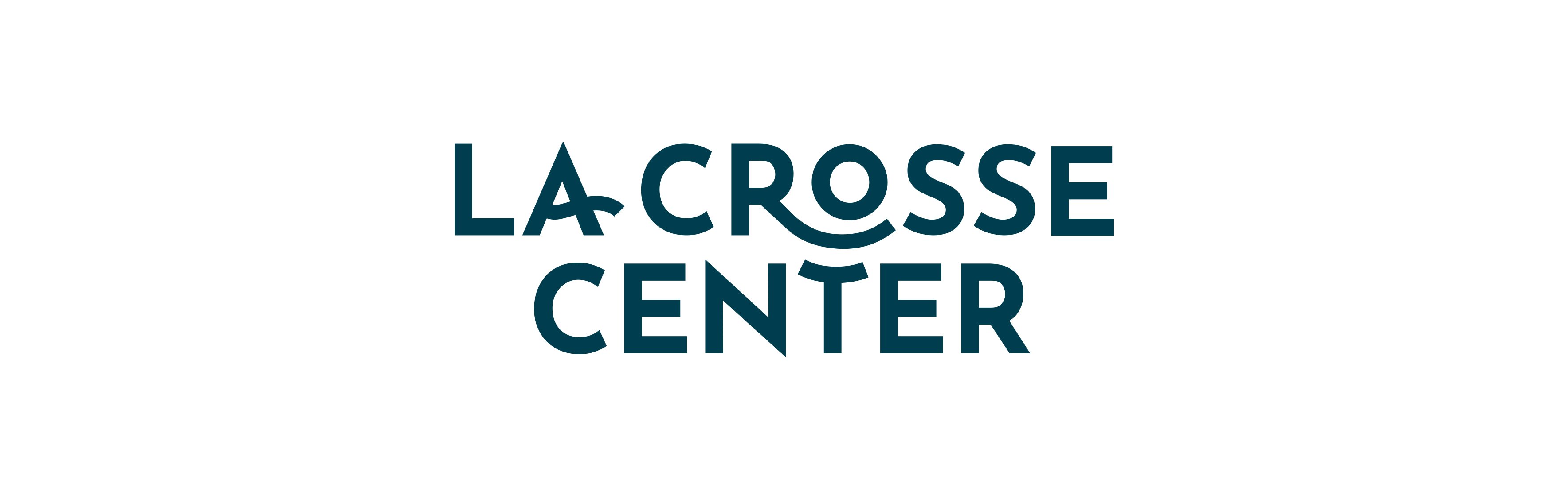 Color La Crosse Center logo created by Vendi Advertising