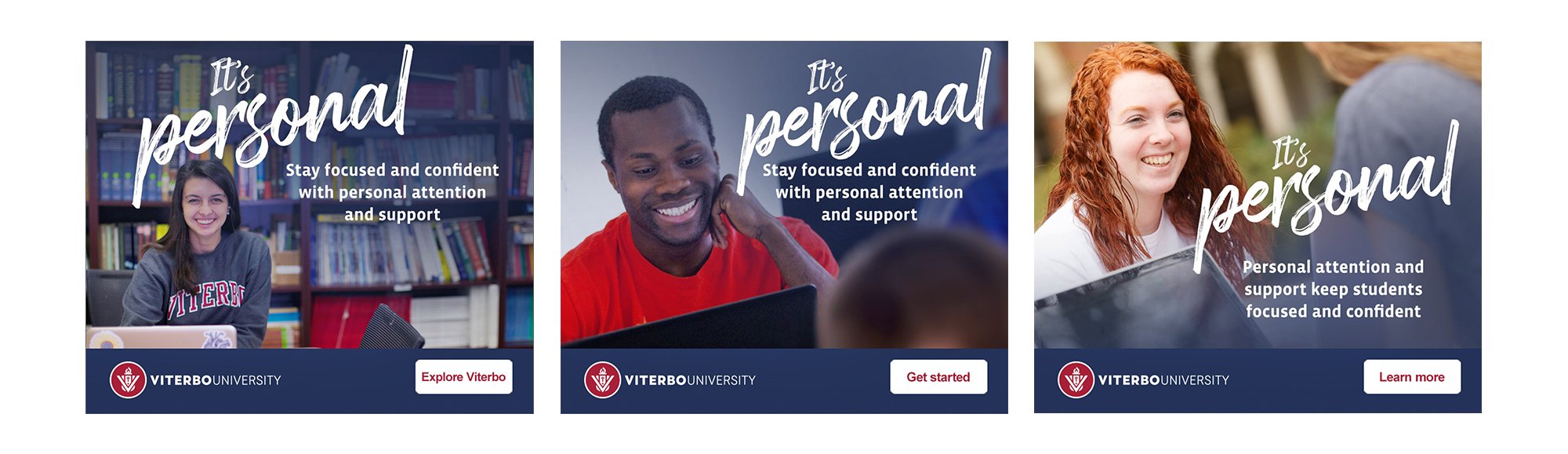 Viterbo University display ads