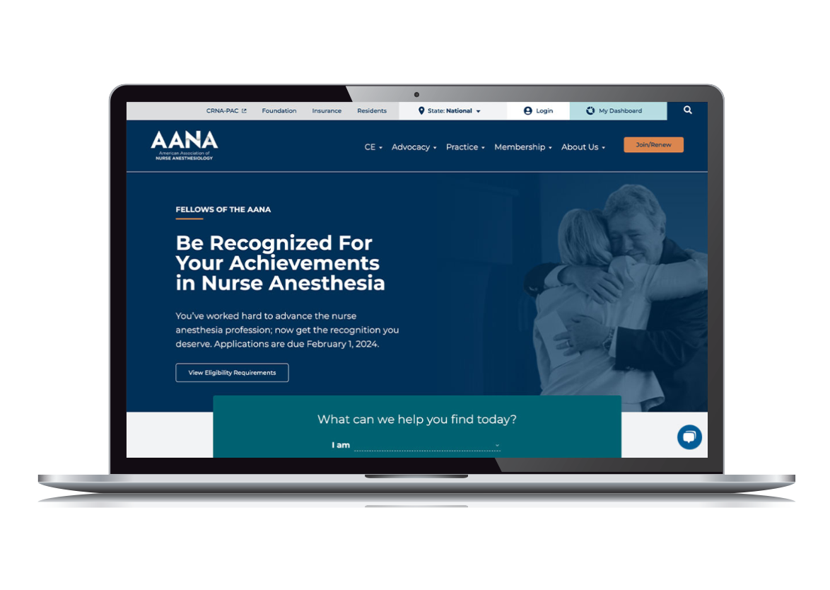 new aana.com website