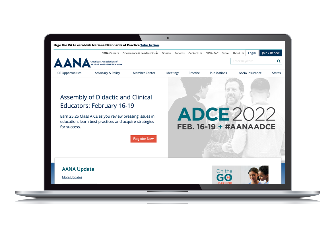 old aana.com website