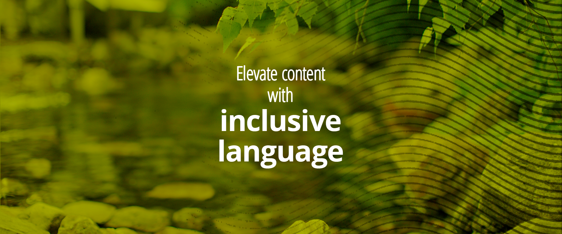 Elevate content with exclusive language