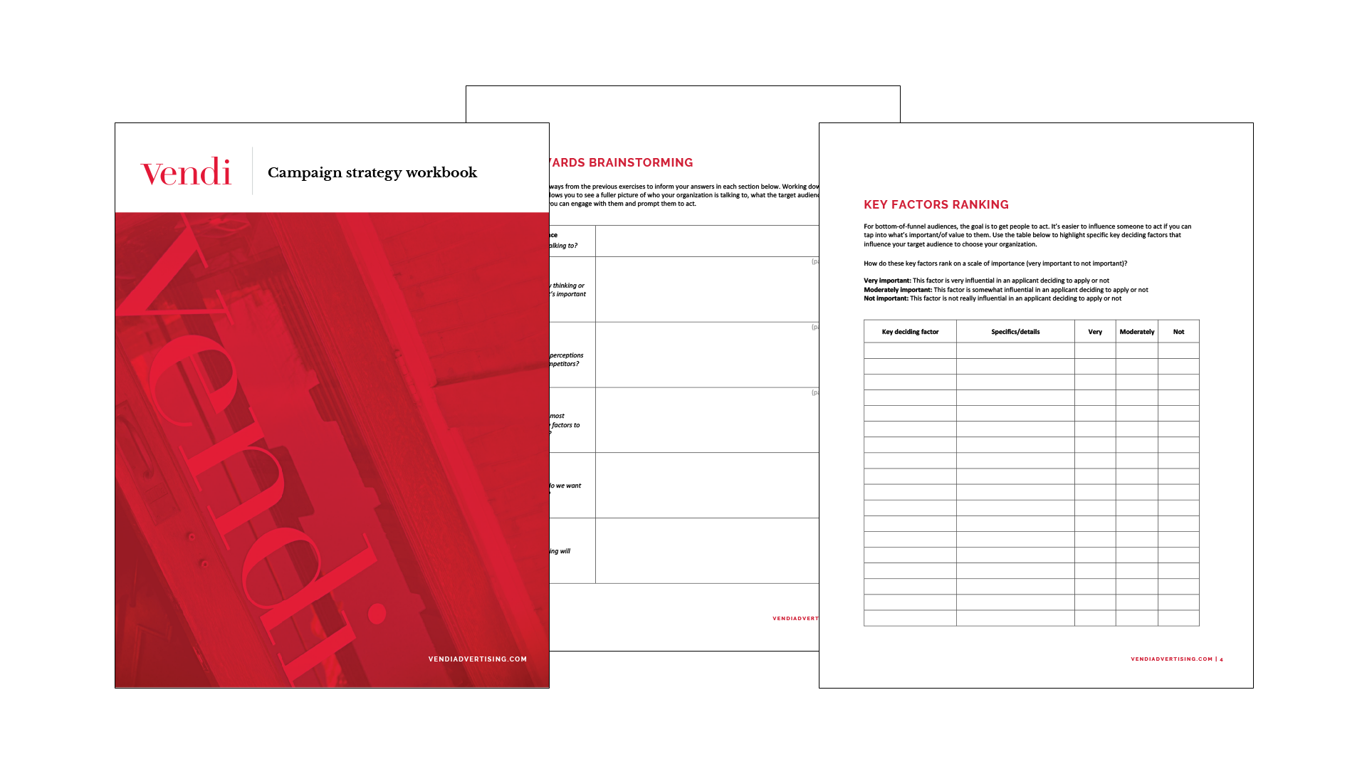 Strategy workbook flat lay
