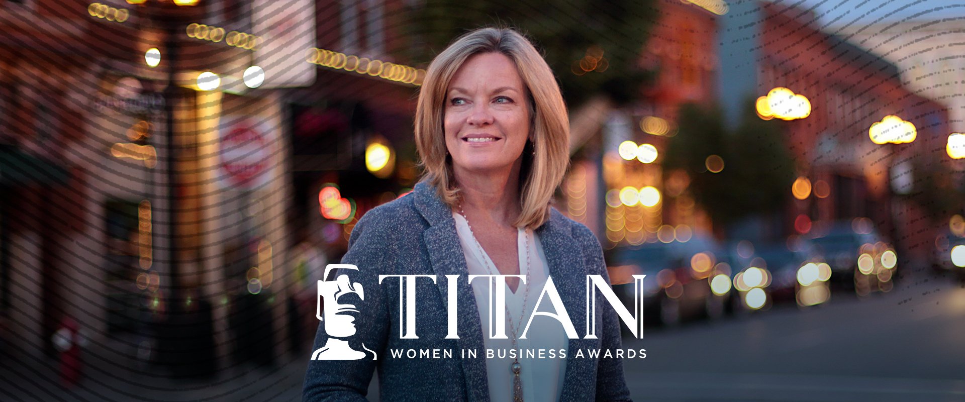 Kathy Van Kirk receives Titan Women in Business award