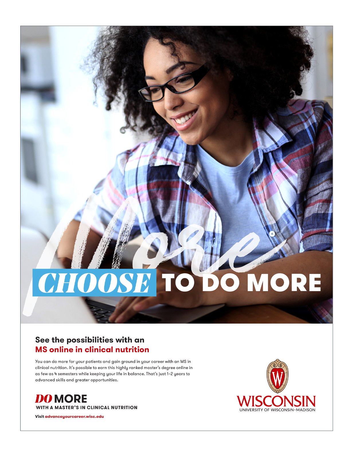 UW–Madison print ad