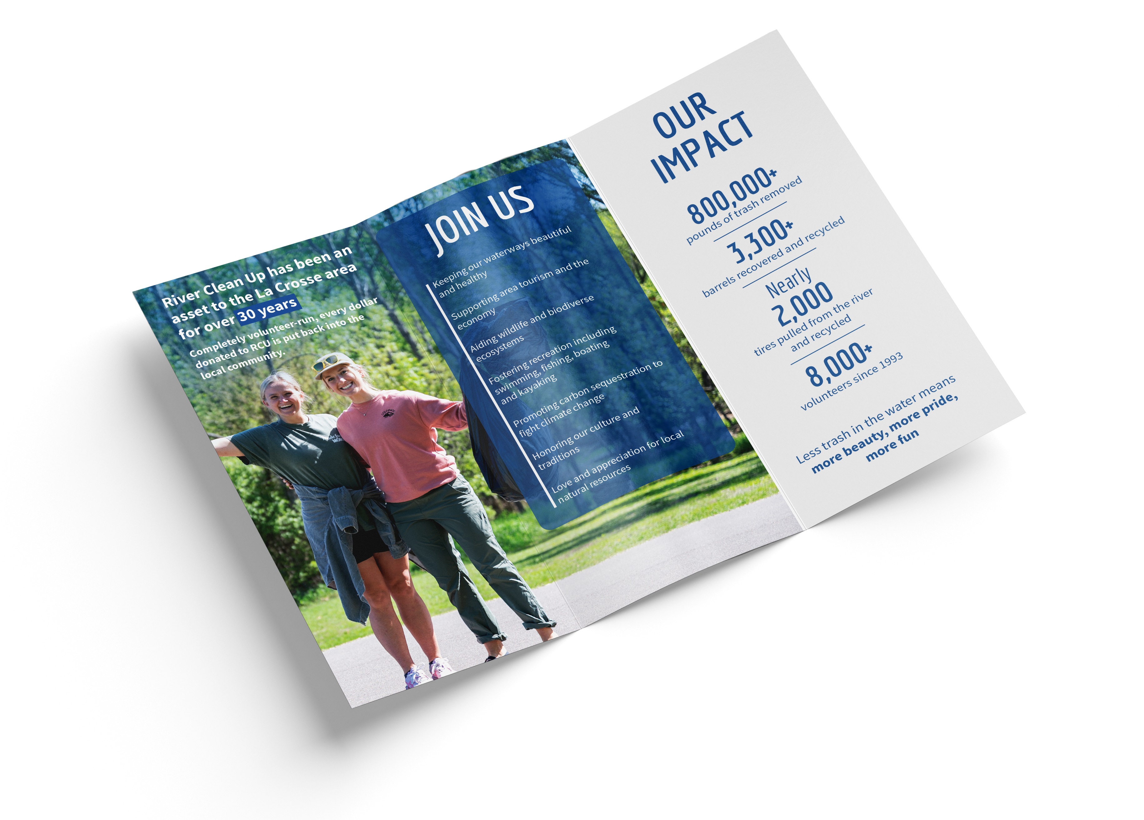 An unfolded RCU brochure 