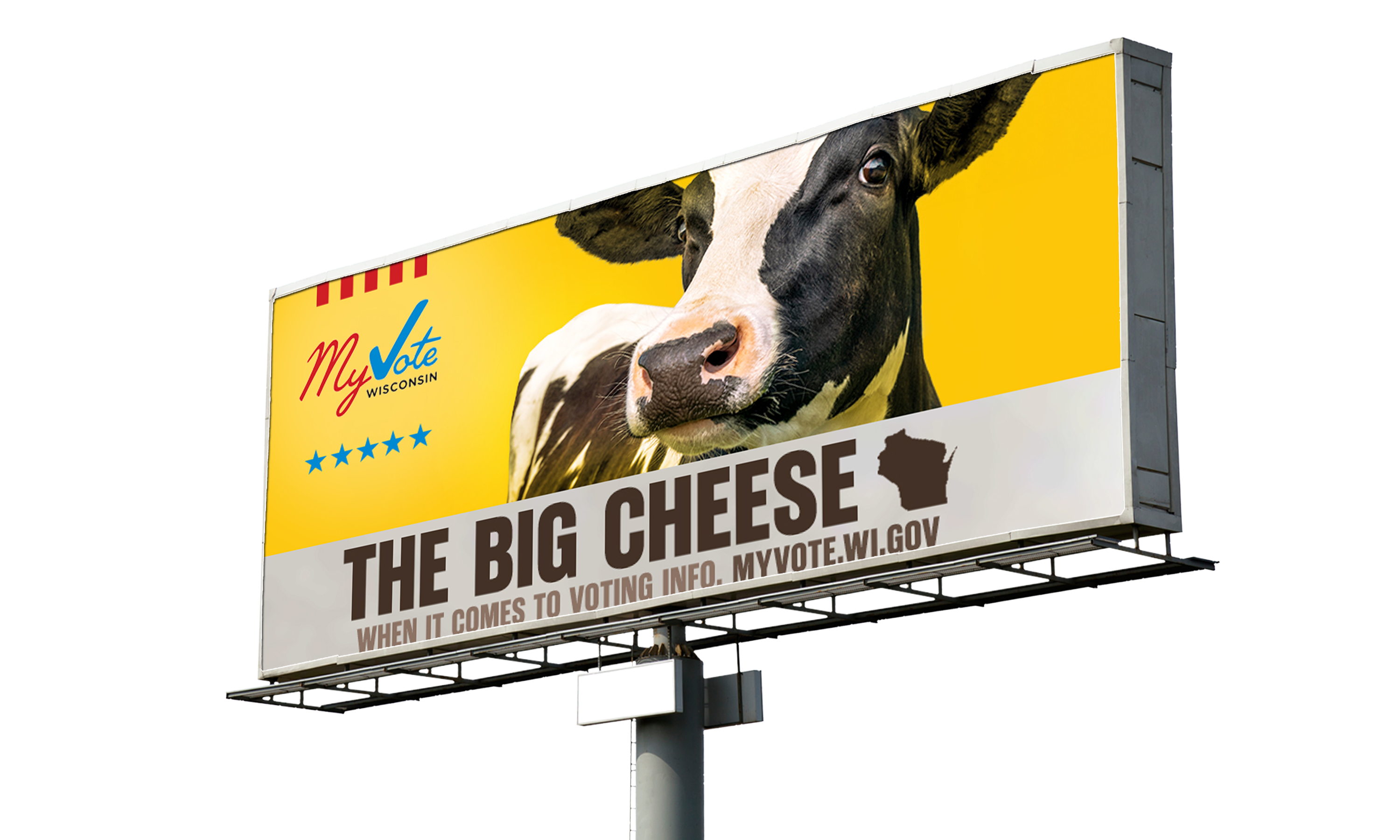 "the big cheese" billboard ad