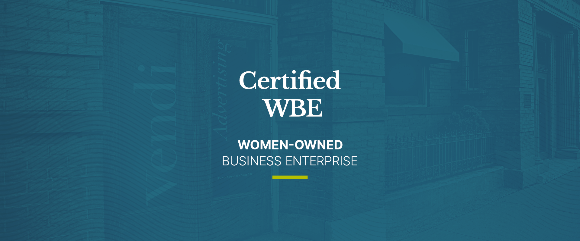 Women-owned business enterprise announcement 