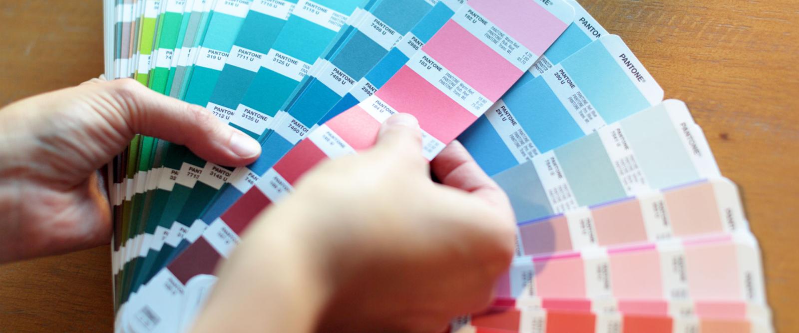 Pantone color selection