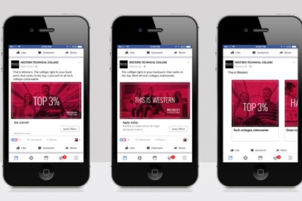 Western Technical College Facebook digital ads