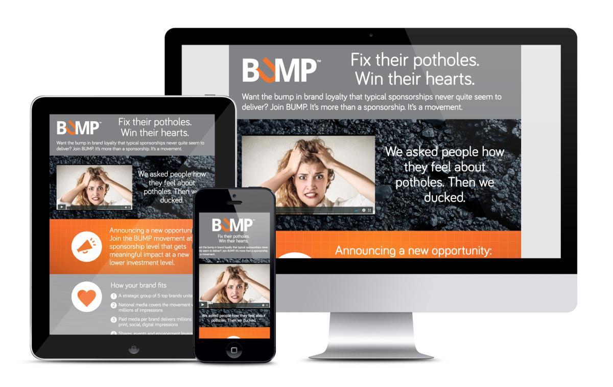BUMP responsive Drupal website