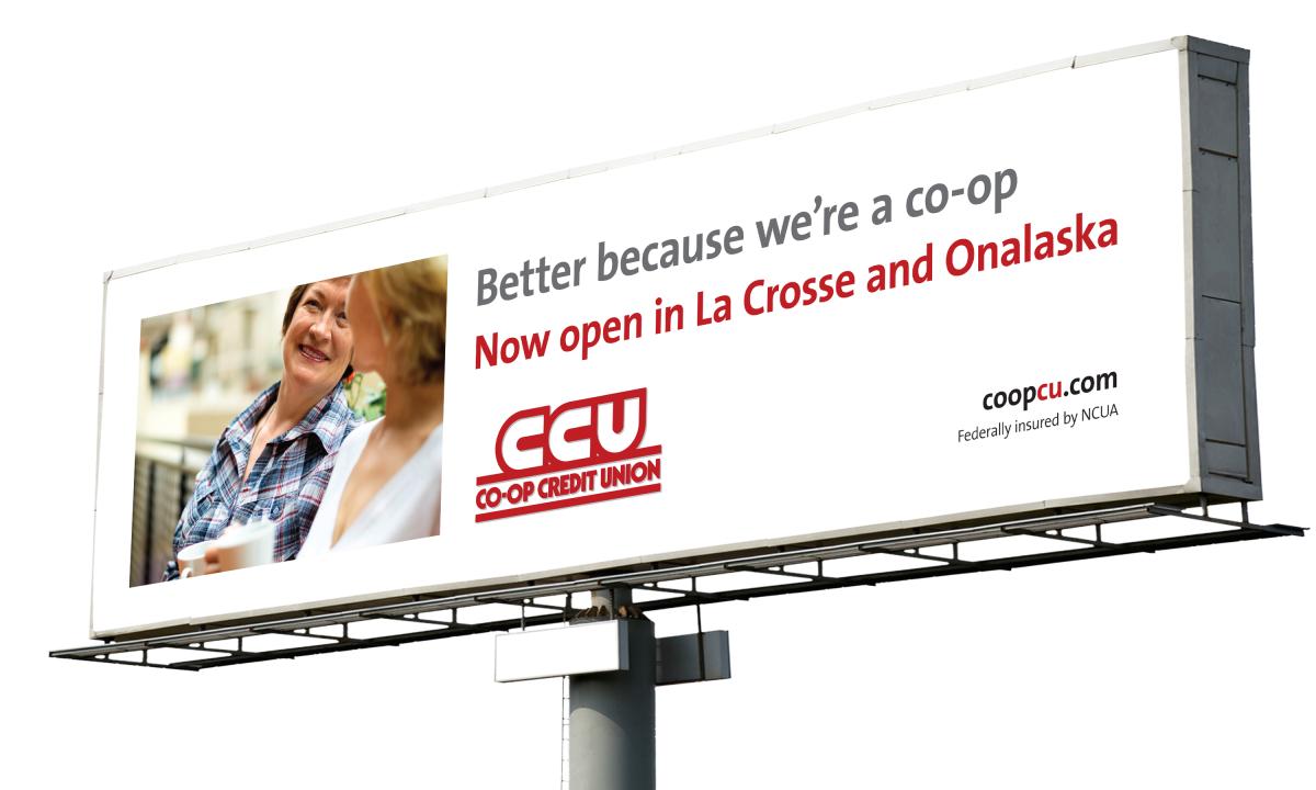 Co-op Credit Union billboard