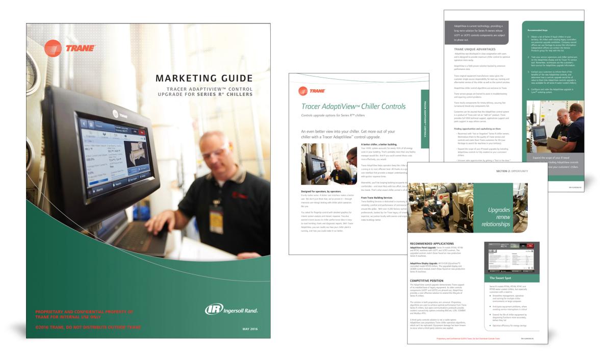 Trane Tracer Adaptaview Control product marketing guide