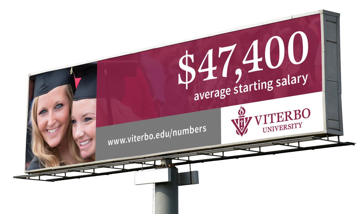 Viterbo University outdoor billboard