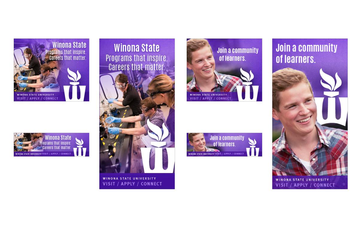 Winona State University Google display ads
