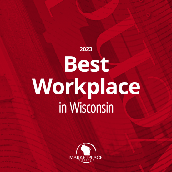 Best workplace of the year award graphic